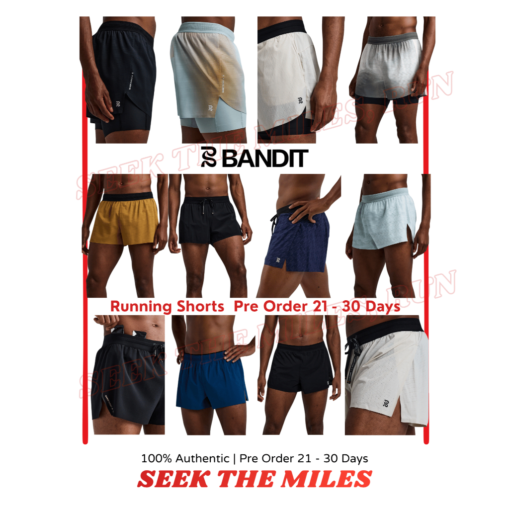 [PreOrder ของแท้100%] Bandit Running | Running Short | 2 in 1 Short | Split Short  [รอสินค้า 21-30 ว
