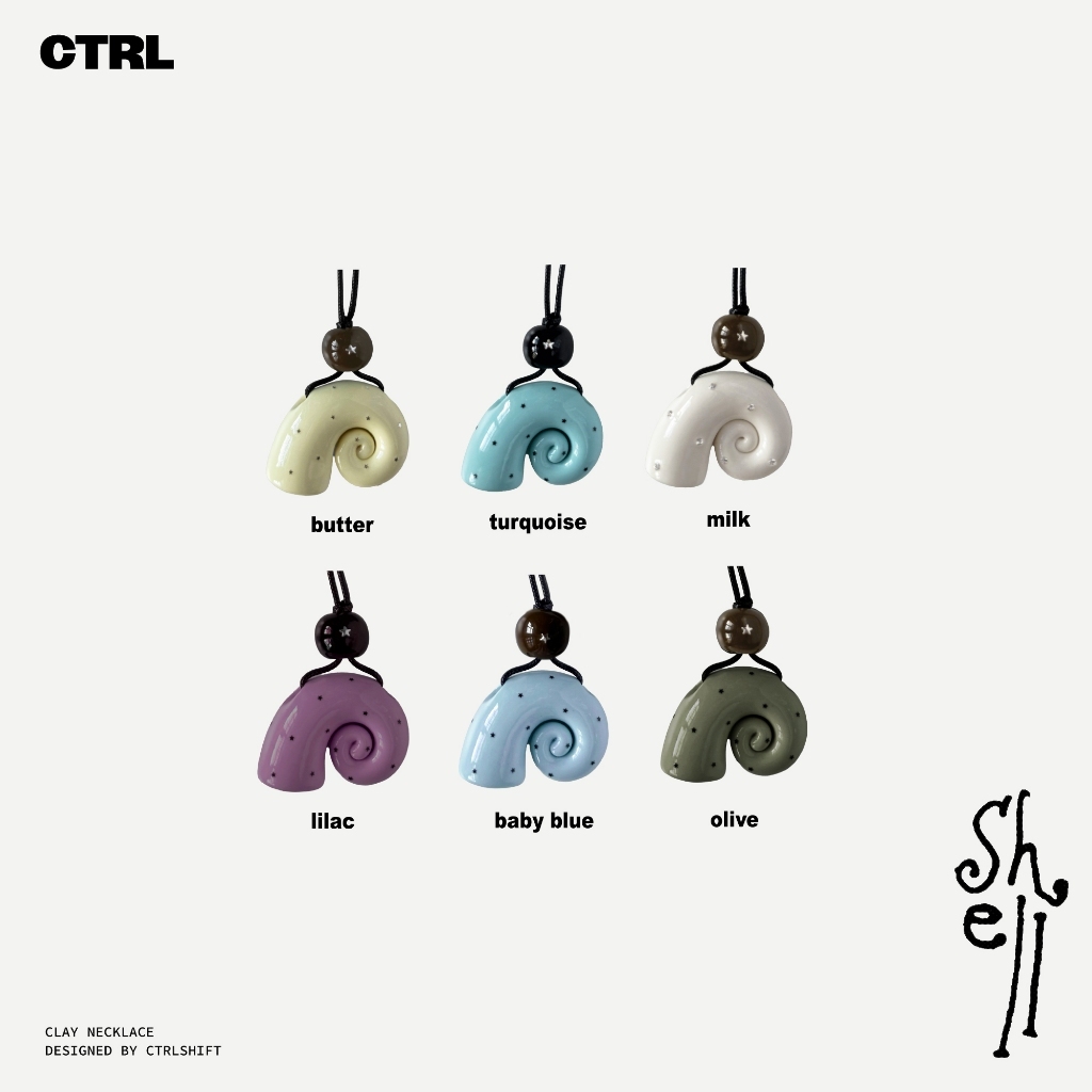 Ctrlshift - Shell necklace (รอ2-3วัน)