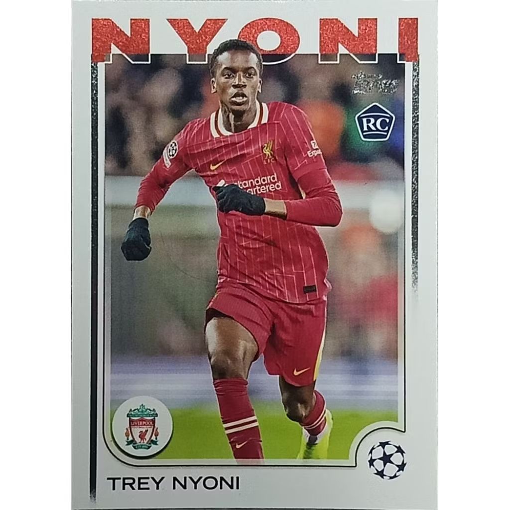 Card 2024 Topps UEFA Club Competitions #190 Trey Nyoni Liverpool FC