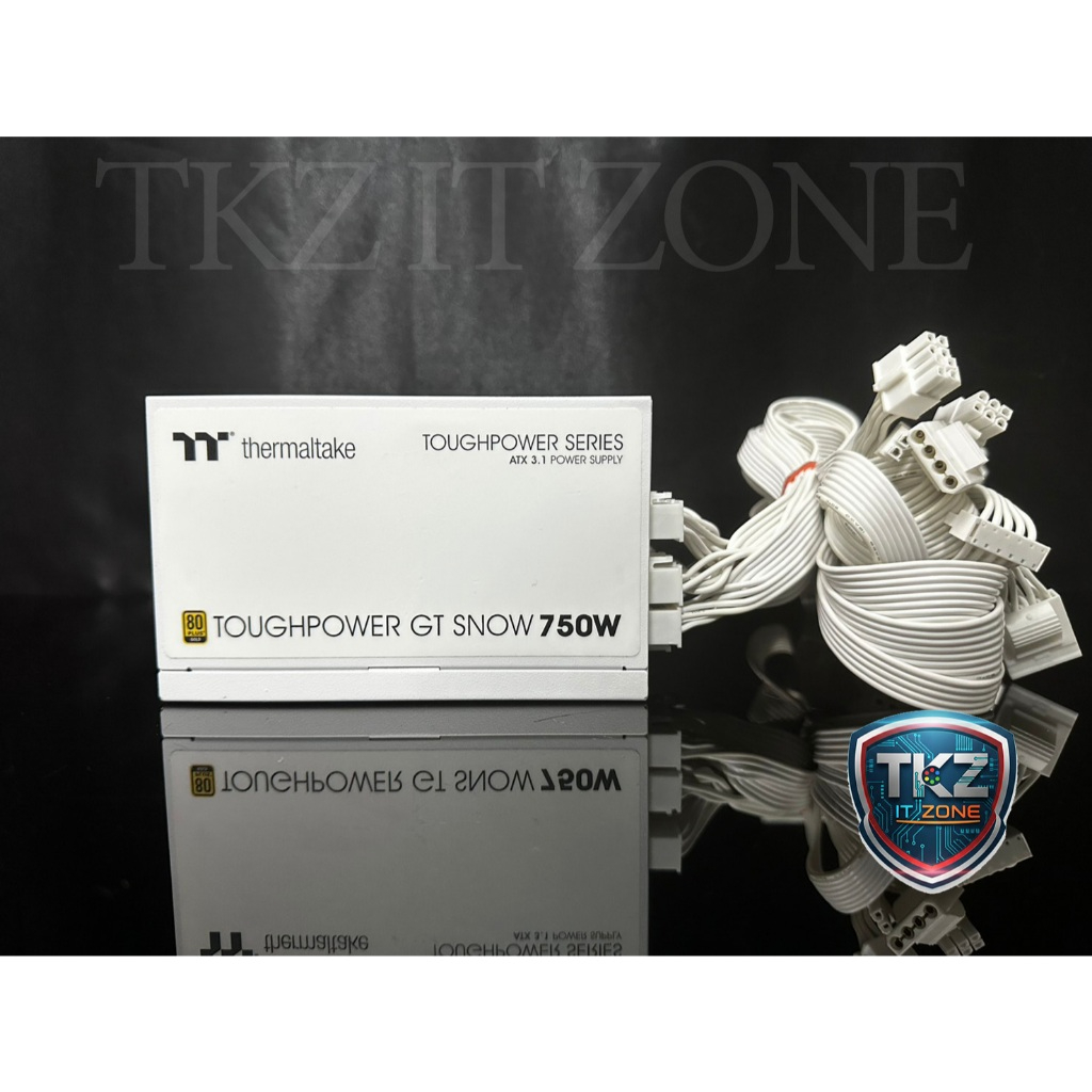 เพาเวอร์ซัพพลาย(power supply) THERMALTAKE TOUGHPOWER GT SNOW 750W  (750w 80+ GOLD)