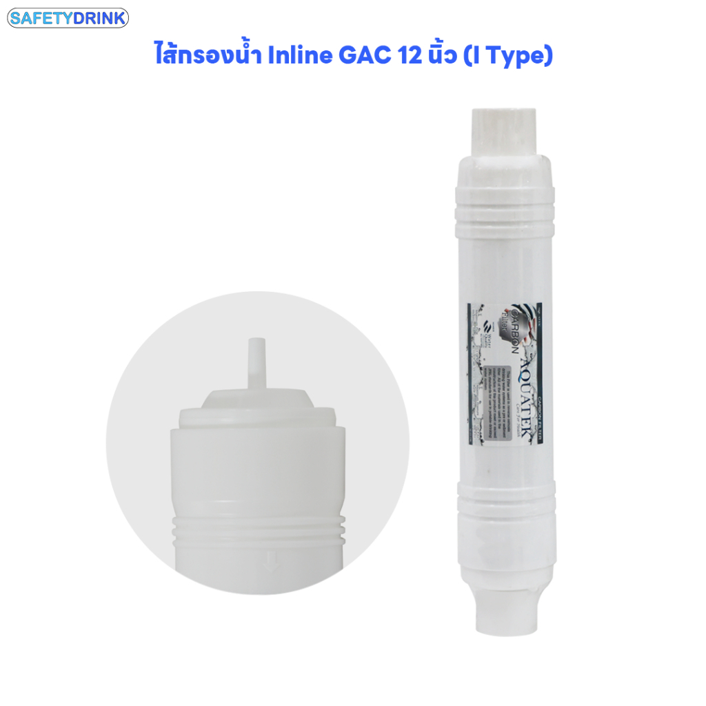 AQUATEK ไส้กรองน้ำ Inline GAC 12 นิ้ว (I Type)