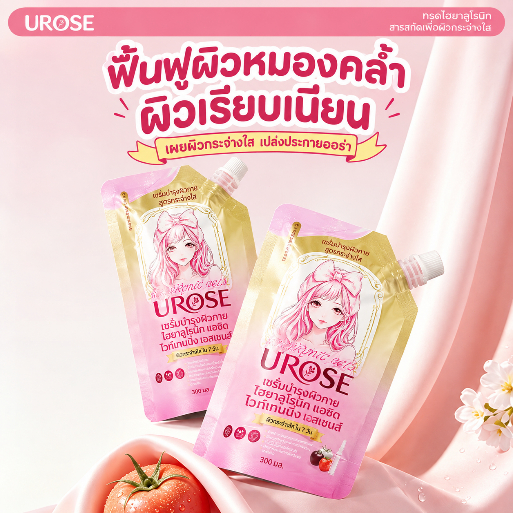 Pretty Girl Serum Hyaluronate Whitening Body Serum - เซรั่มบำรุงผิวกายสูตรเข้มข้น เซรั่มไฮยา