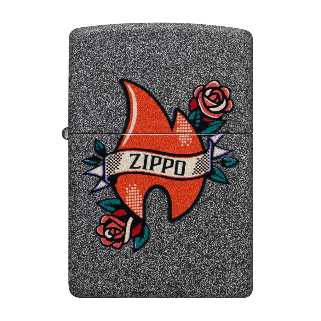 ซิปโป้ รุ่น 47268 Zippo Flame Tattoo ของแท้ รับประกันตลอดชีวิตนำเข้าและจำหน่ายโดยตัวแทนจำหน่าย