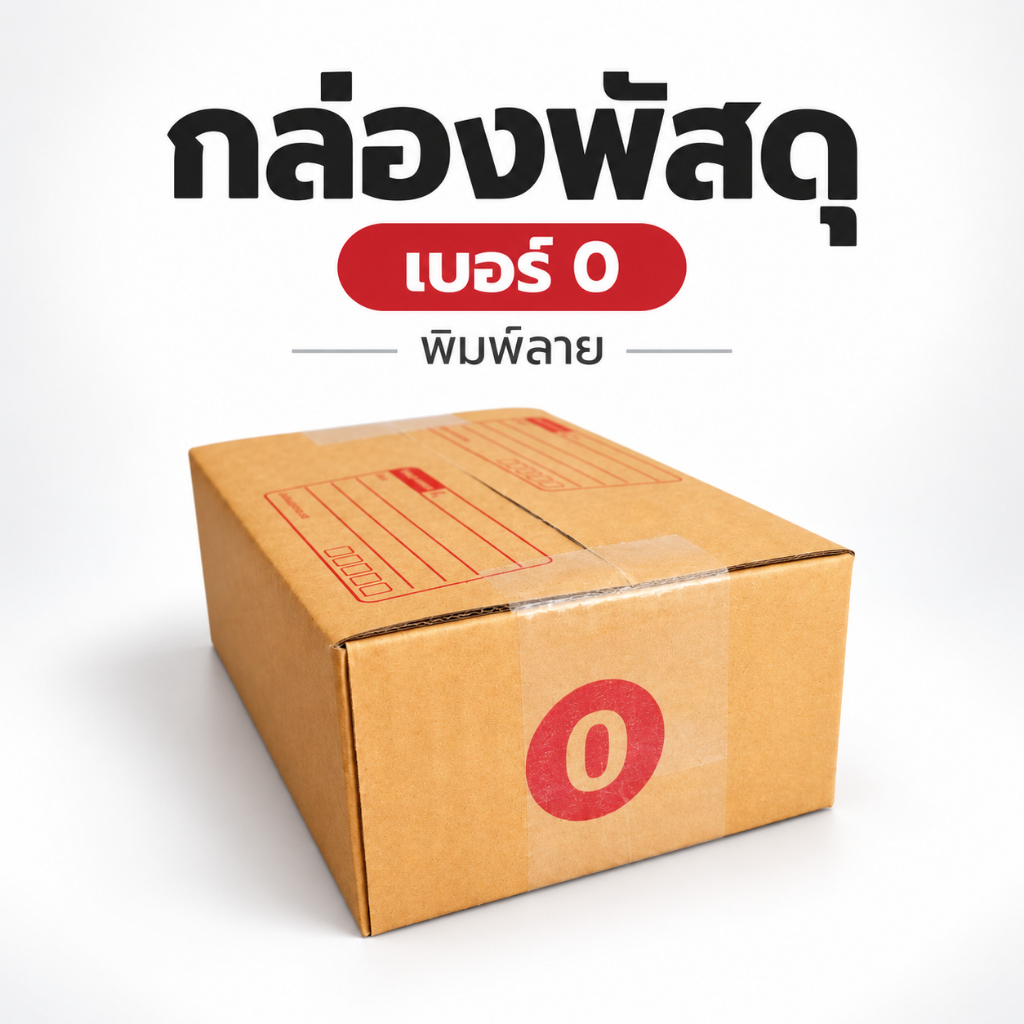 กล่องไปรษณีย์ เบอร์ 0 (พิมพ์ลาย) KA125