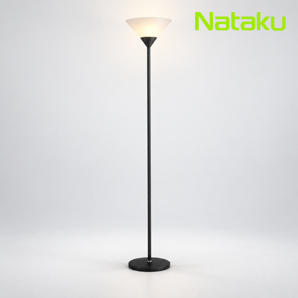 Nataku โคมไฟตั้งพื้น ไฟห้องนั่งเล่น ใช้กับขั้ว E27 Floor lamp วัสดุแข็งแรง และคงทน