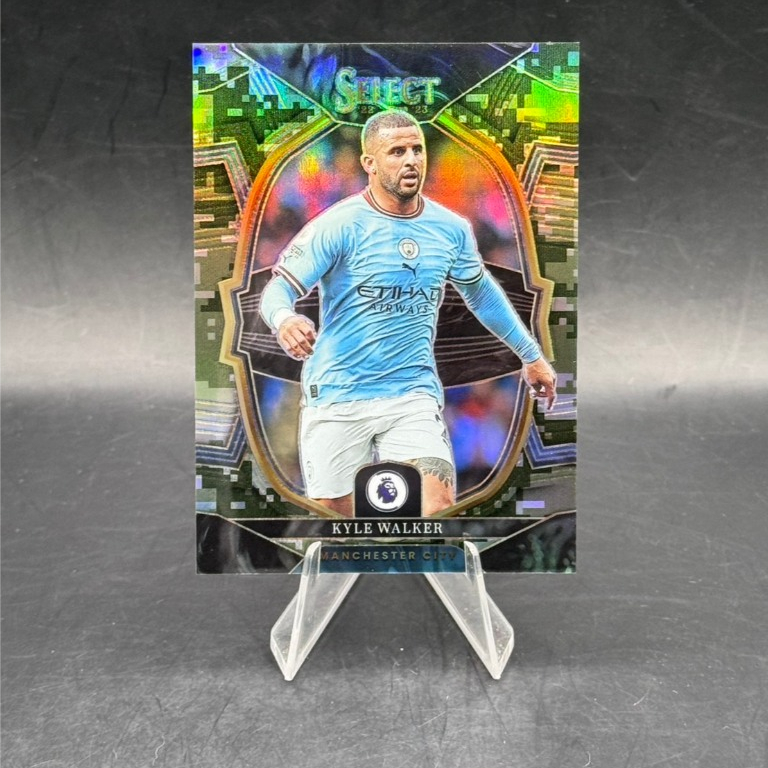 Kyle Walker - 2022-23 Panini Select Premier League - Terrace #65 Camo Prizm Parallel /225 - Manchest