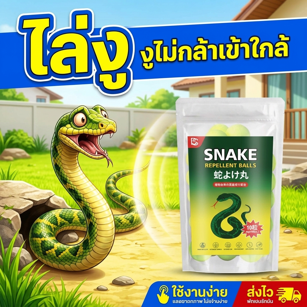 ไล่งู กันงู ผงไล่งู 10 เม็ด ก้อนไล่งู ป้องกันงูใกล้รถ ใช้งานง่าย เหมาะสำหรับรถยนต์และโรงจอดรถ