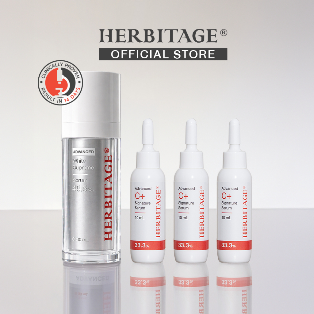 HERBITAGE เซ็ตคู่ SHINE & WHITE ( W3C)