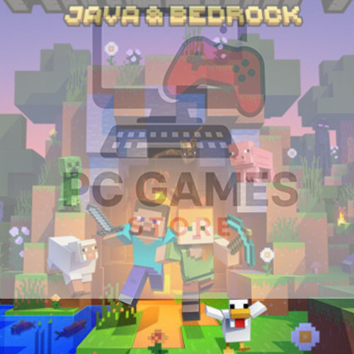 เกมส์ PC แท้ มือ 1 Minecraft Java & Bedrock Edition สำหรับแพลตฟอร์ม PC