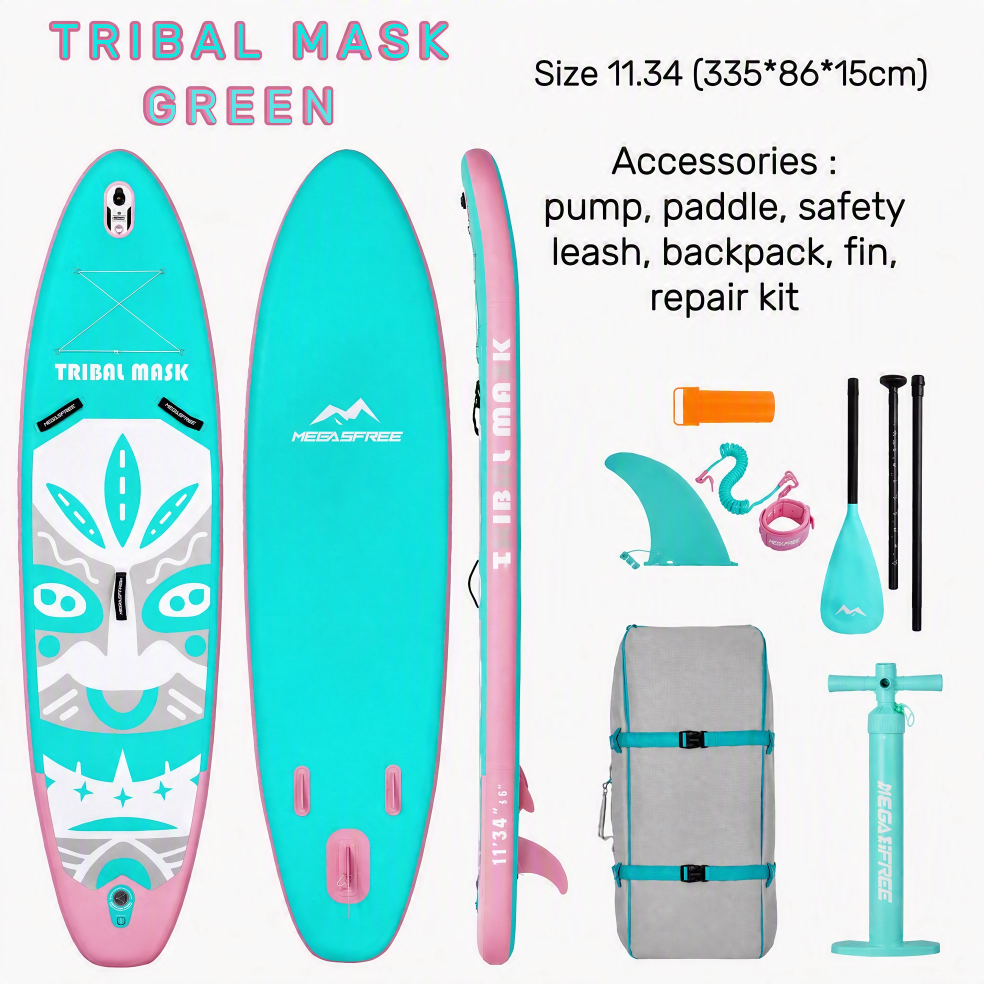 SUP Board Stand Up Paddle Board Inflatable Paddle Board กระดานยืนพาย แพดเดิลบอร์ด เป่าลม Non-Slip De