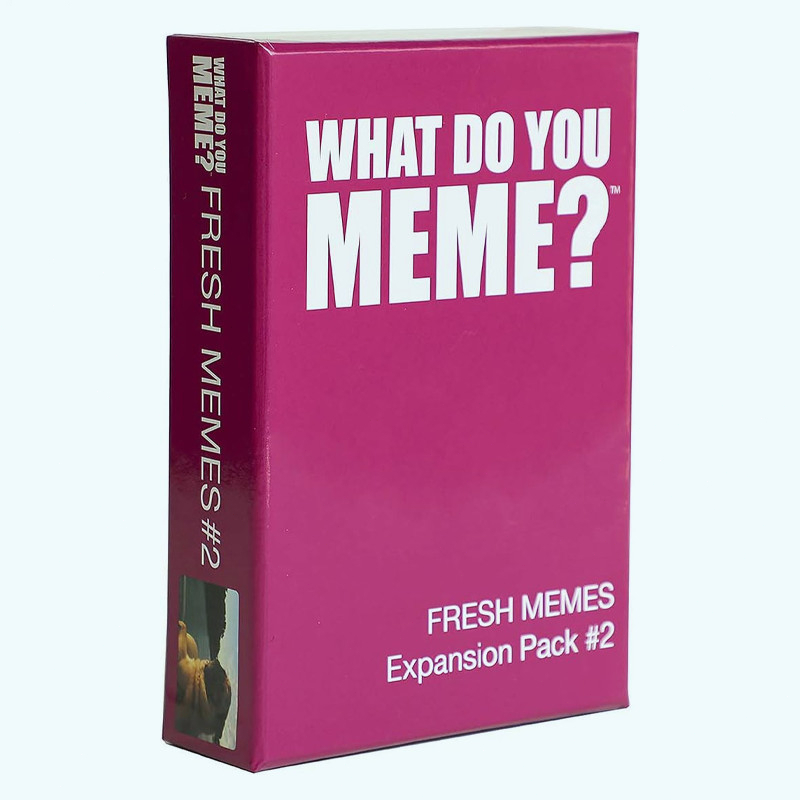 WHAT DO YOU MEME? Fresh Memes #2 Expansion Pack - Adult Card Games for Game Night from