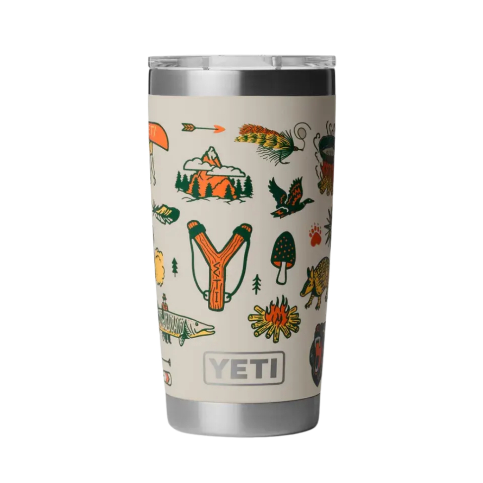 YETI RAMBLER 20 OZ TUMBLER CAPE SUMMER CAMP