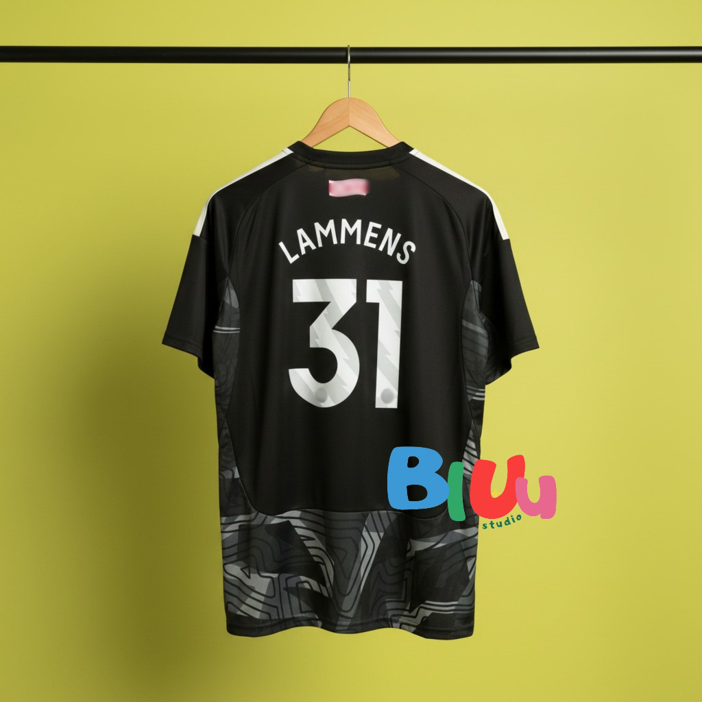New!!! เสื้อฟุตบอล ผี llดง นายประตู สีดำ ปี 2026-27 (3A) เกรดแฟนบอล โลโก้ปัก พร้อมเบอร์ชื่อนักเตะ