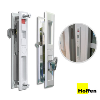 HOFFEN มือจับบานเลื่อน ล็อคบานเลื่อน เหล็ก มี ตัวล็อคและกุญแจ และ Touch Lock