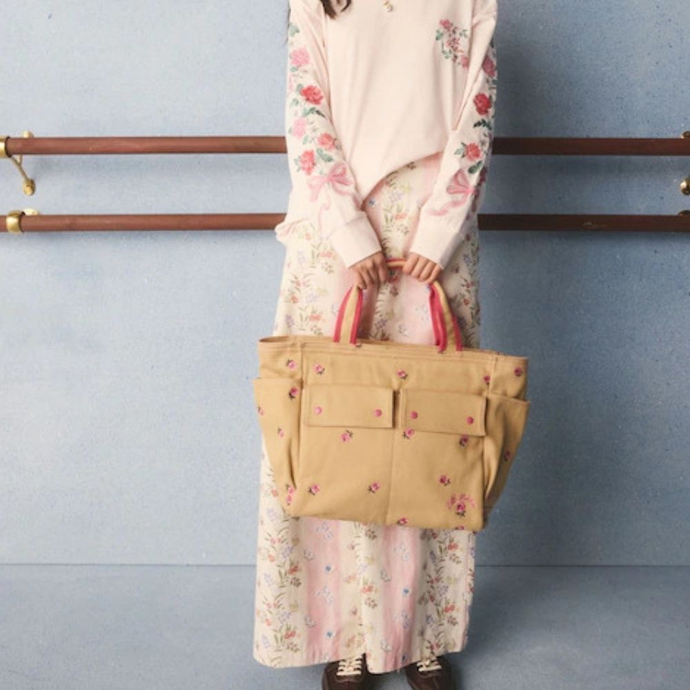 Cath Kidston حقيبة توت Large Market — بني — صورة 5