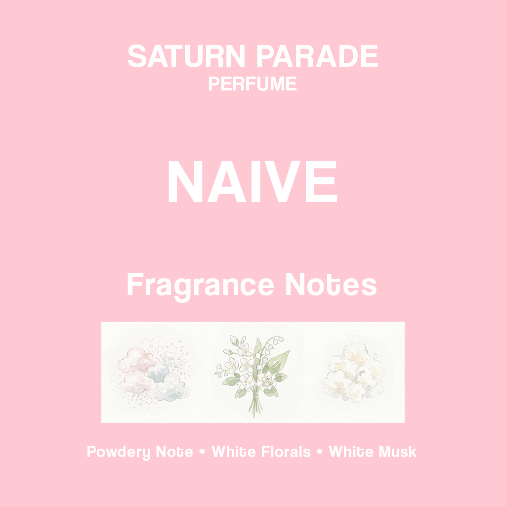 SATURN PARADE (EDP) น้ำหอมกลิ่น Naive 🤍 น้ำหอมกลิ่นแป้งเด็ก รูปที่ 3