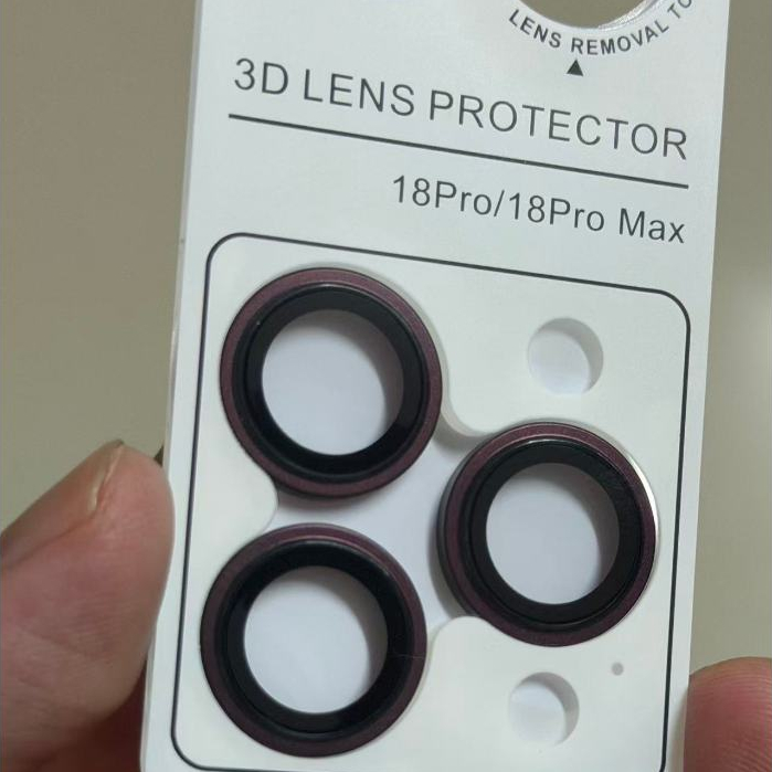 Lens Titanium Matte แหวนกันรอยเลนส์กล้องขอบไทเทเนียมแบบด้าน สำหรับไอโฟน iPhone18promax/17/16pro max/14promax