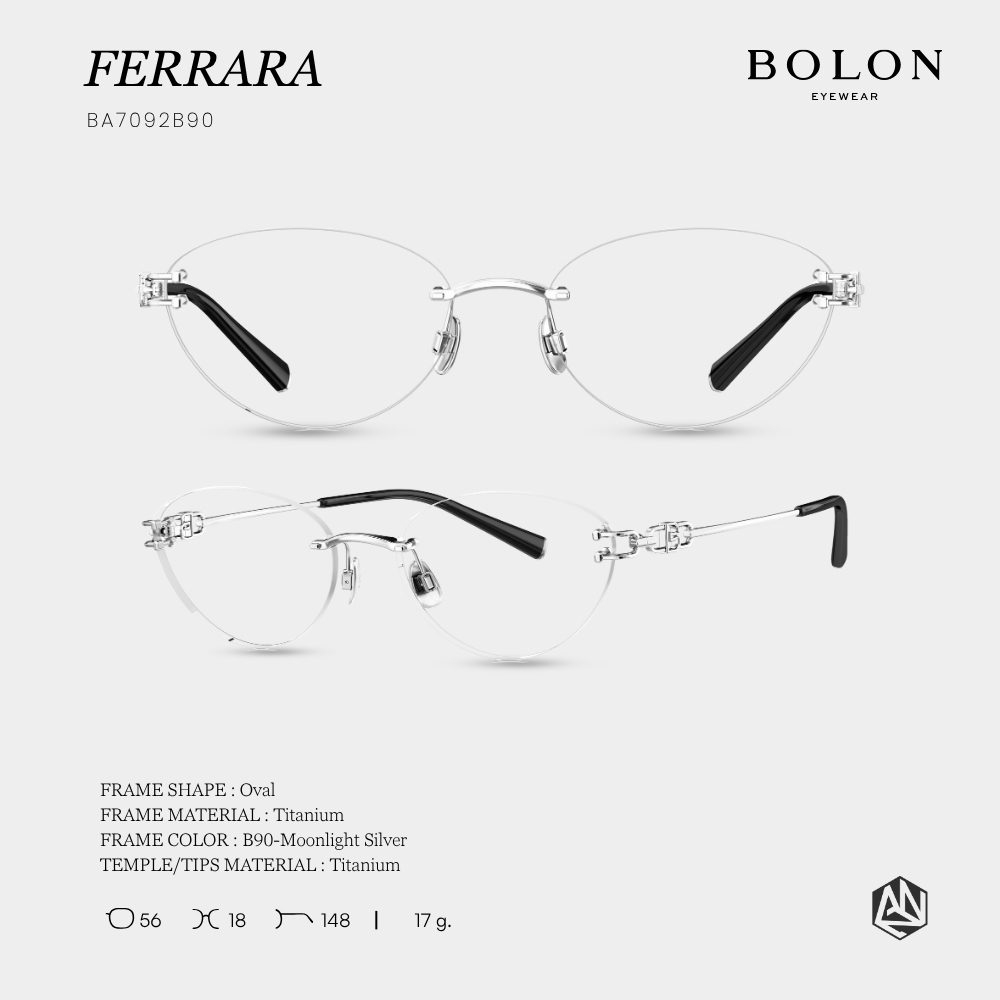 BOLON إطار نظارة تيتانيوم FERRARA ‏BA7092 — صورة 6