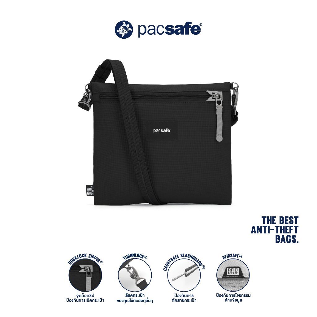 Pacsafe محفظة كروس GO مضادة للسرقة — صورة 4
