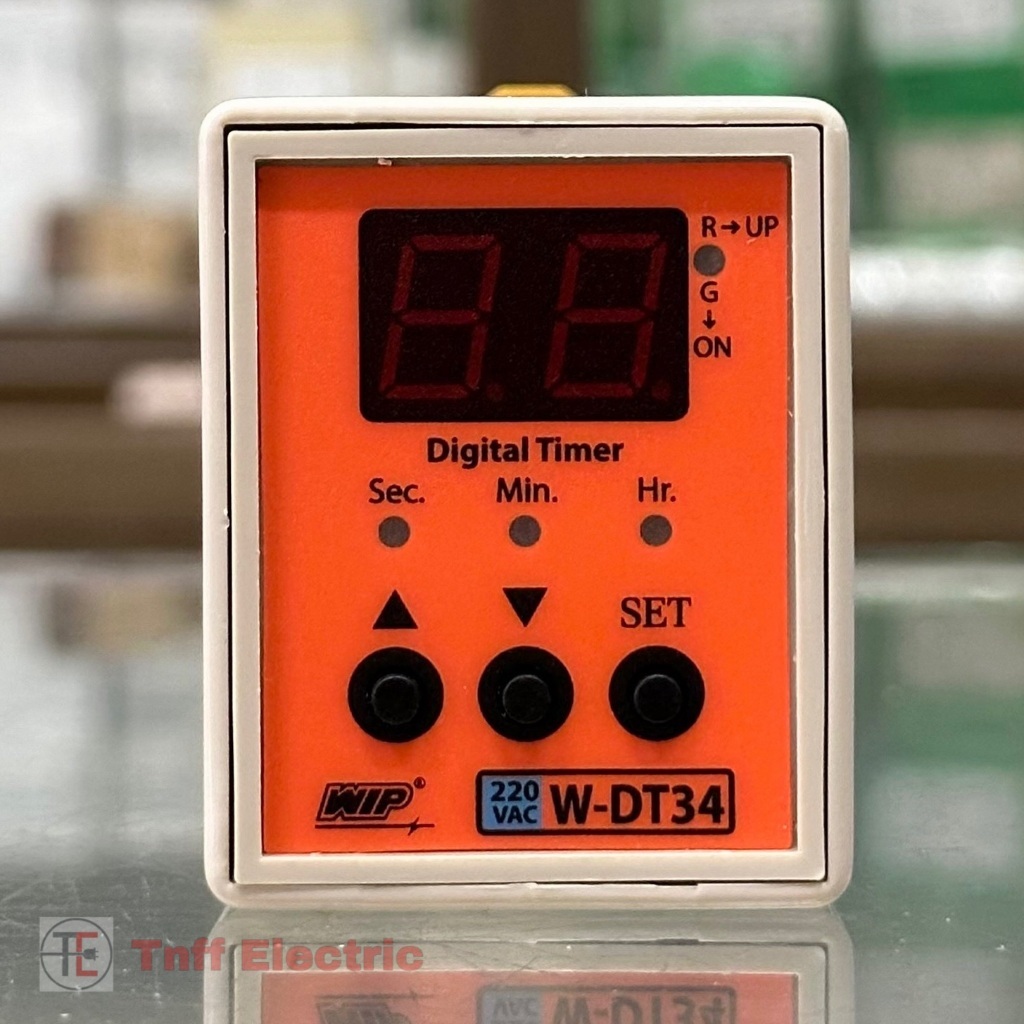 WIP W-DT34 (220VAC) ไทม์เมอร์ ดิจิตอล