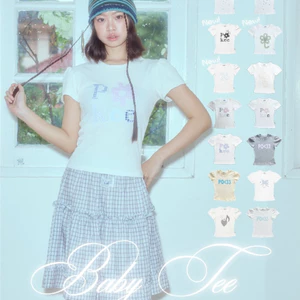 POKEE | BABY TEE ตัวยาวแขนตุ๊กตา (26 colors) 🐞🍀