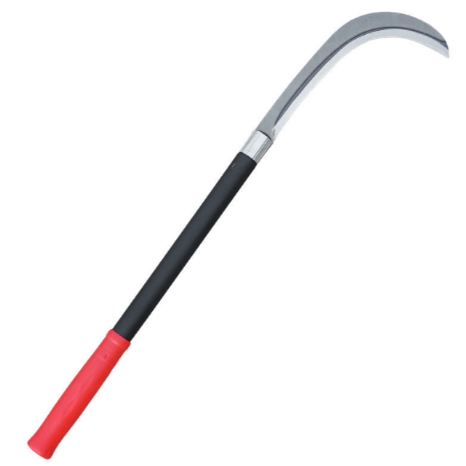 เคียวด้ามยาว 60ซม. เคียวแมงกานีสแท้ มีดหวด มีดขอ มีดตัดกล้วย มีดดายหญ้า ลับคมกริบ น้ำหนักเบา ราคาถูก จัดส่งด่วน - รูปที่ 7