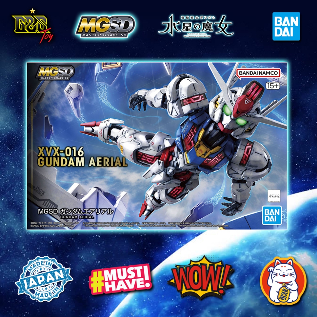 MGSD Gundam Aerial จากภาค Gundam The Witch from Mercury