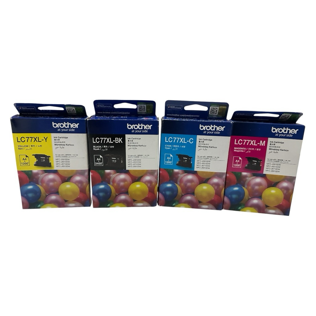 Brother LC-77XL Bk C M Y ของแท้