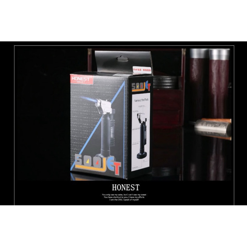 อุปกรณ์ประกอบอาหาร HONEST 500JETไฟแช็คไฟฟู่ ไฟแช็กแก็สในติว HONEST 500JET