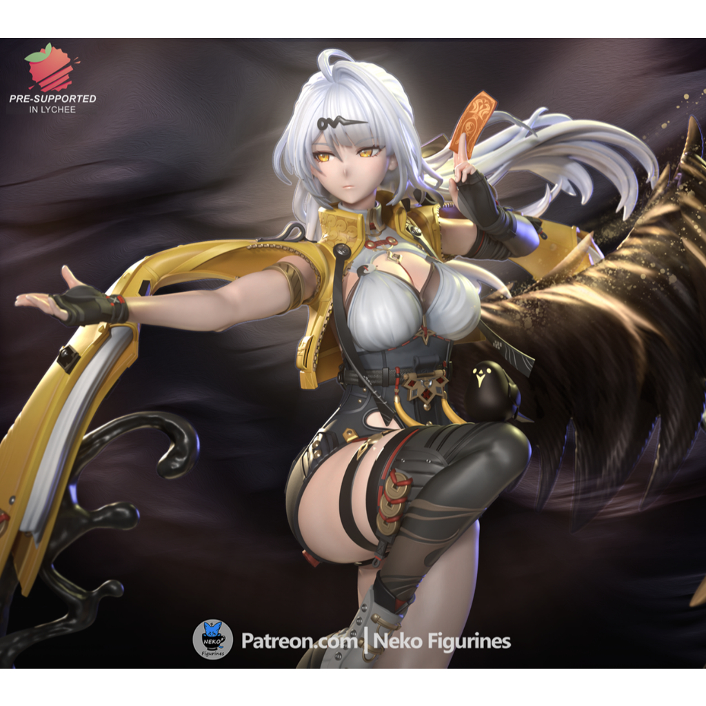 ฟิกเกอร์ โมเดลดิบยังไม่ทำสีจาก Zenless Zone Zero : Yixuan [เรซิ่น]