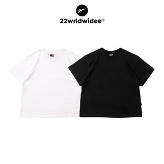 (🔥จัดส่งด่วน 1-3 วัน!) 22wrldwidee เสื้อยืด Boxy Tee ครอปผู้…