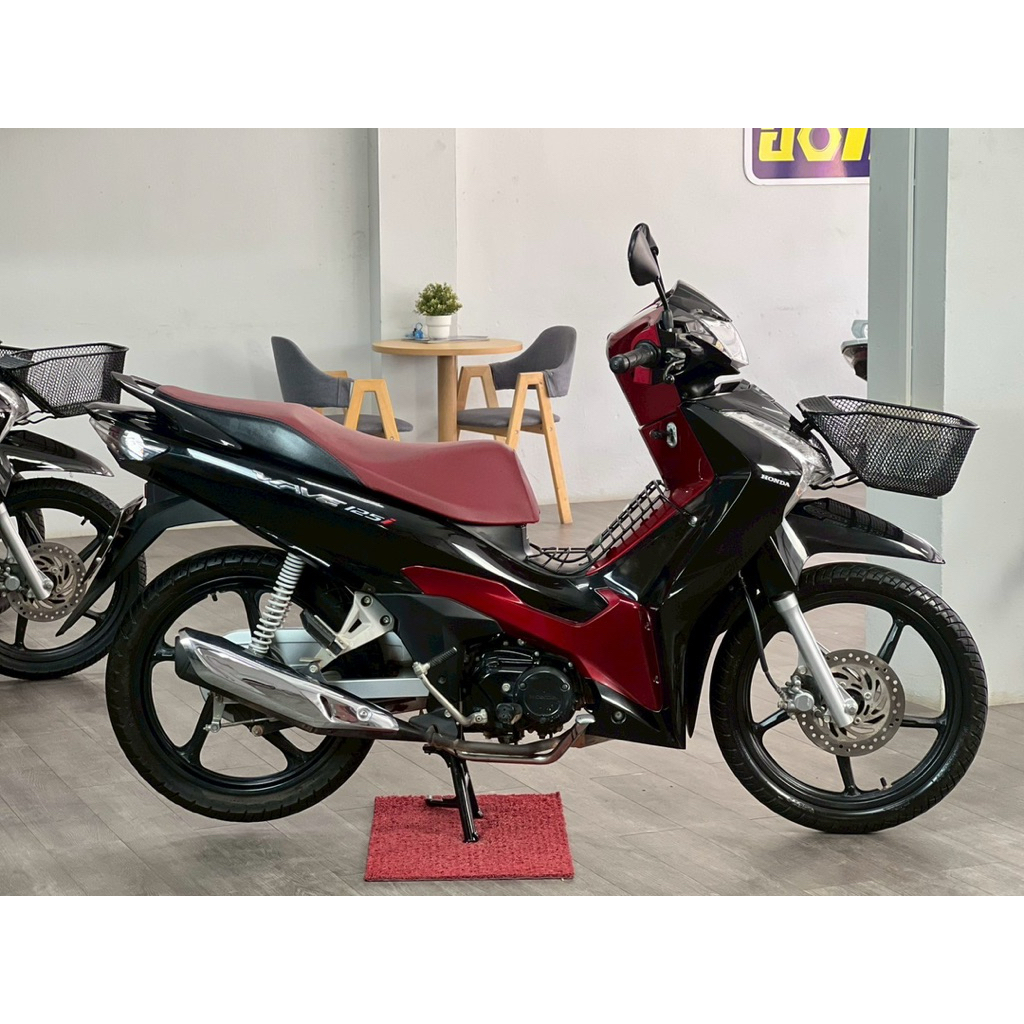 Wave125i สีดำ แดง มือสอง