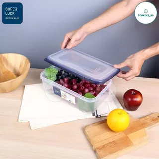Super Lock กล่องถนอมอาหาร (รุ่น Double wall) กล่องใส่อาหาร เข้าไมโครเวฟได้ ปราศจากสารก่อมะเร็ง (BPA Free)