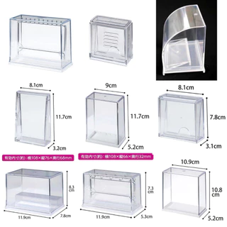 Inomata Display Case กล่องใส่พวงกุญแจ แขวน กล่องเก็บฟิกเกอร์ เข็มกลัด สแตน การ์ด ต่อเป็นชั้นได้