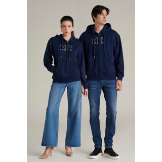 Mc JEANS เสื้อกันหนาว ฮู้ดดี้ Unisex แขนยาว สีกรมท่า MJHZ249…