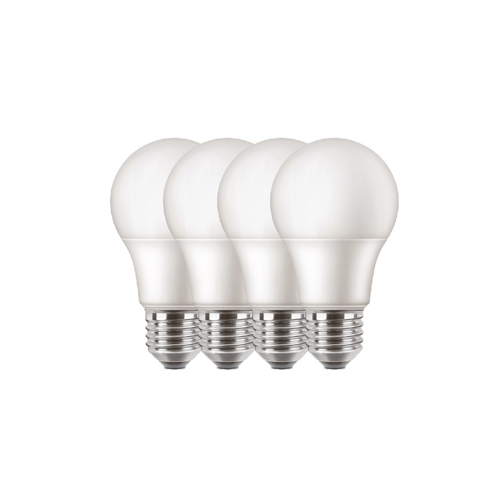 CARINI หลอด LED A60 ECOLIFE2 13 วัตต์ DAYLIGHT E27 (แพ็ก 4 ชิ้น) จัดส่งโดย HomePro