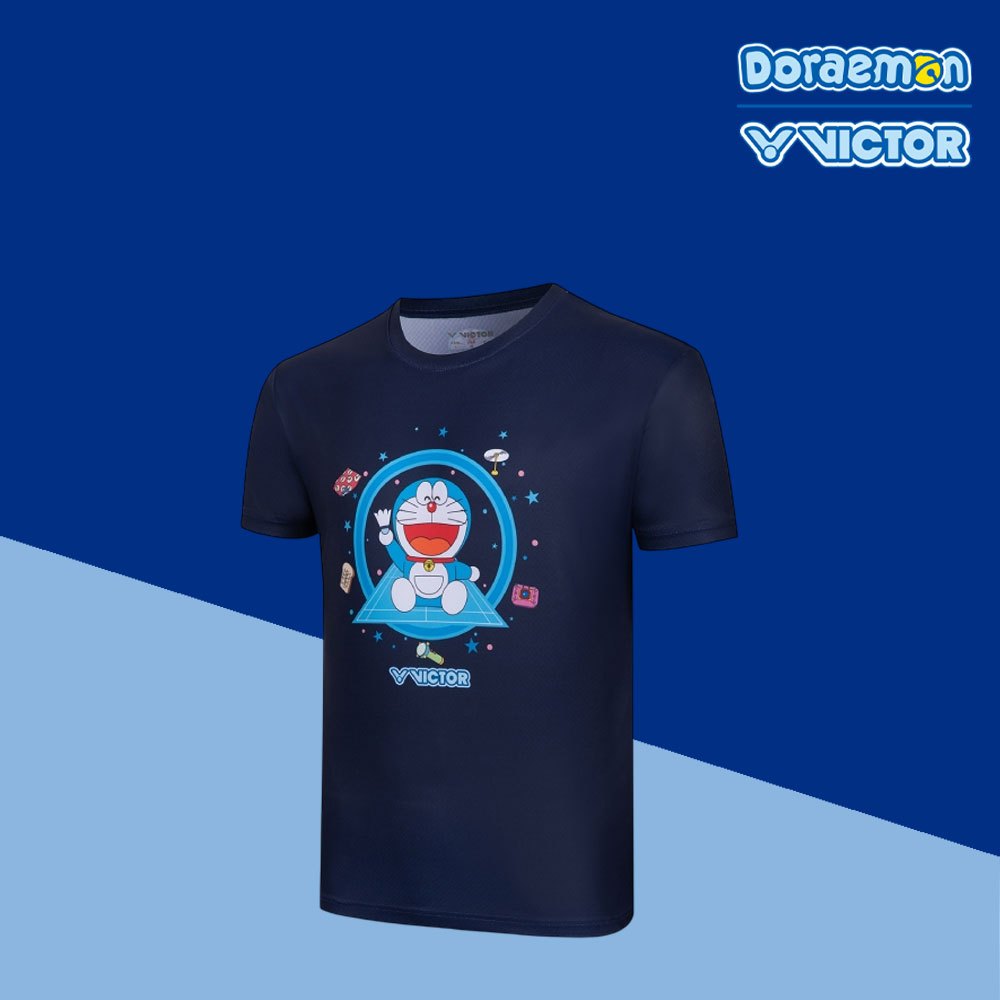 VICTOR x DORAEMON เสื้อกีฬาแบดมินตัน รุ่น T-524DRM