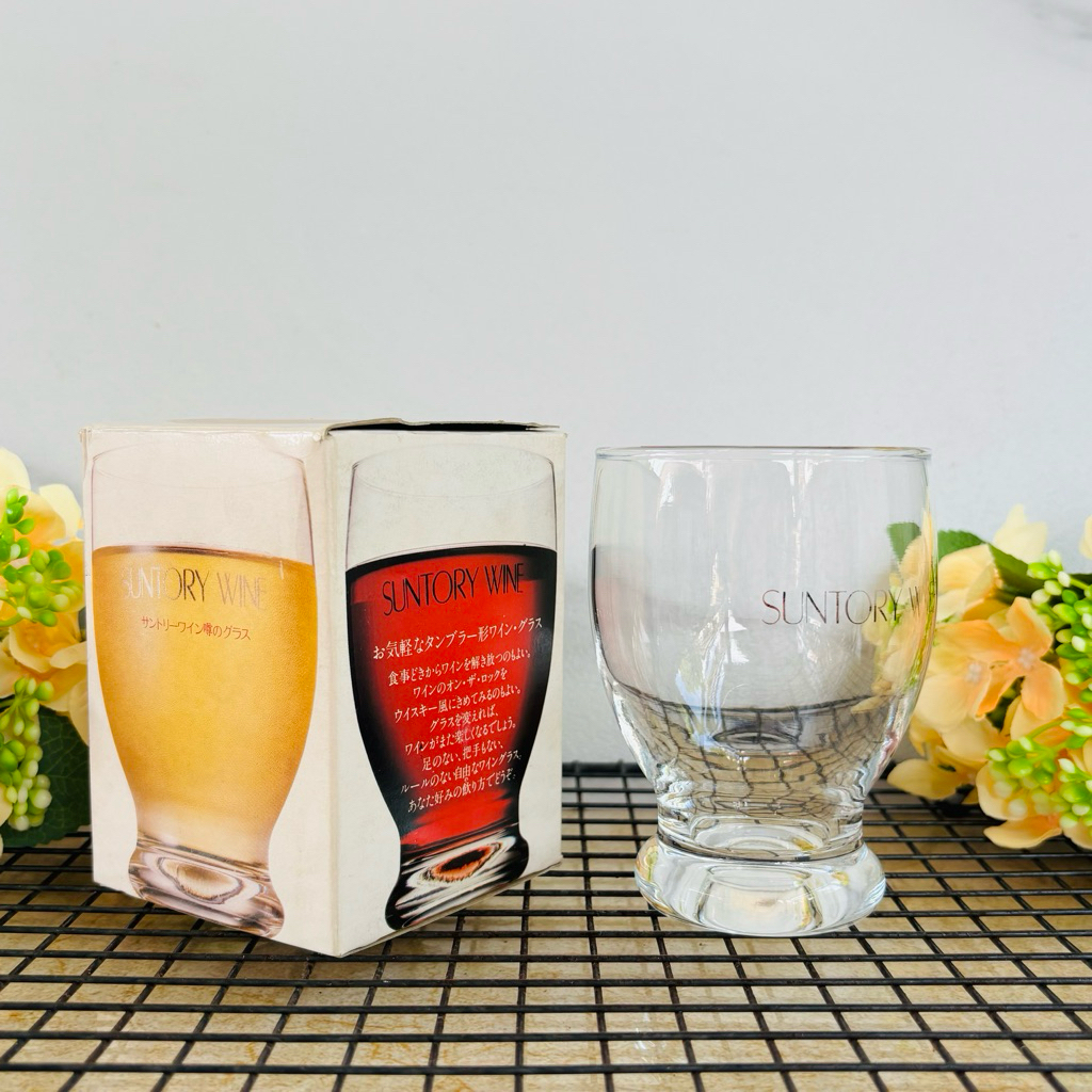 แกวไวน์ SUNTORY WINE GLASS ขนาดเล็ก มือสอง จากญี่ปุ่น