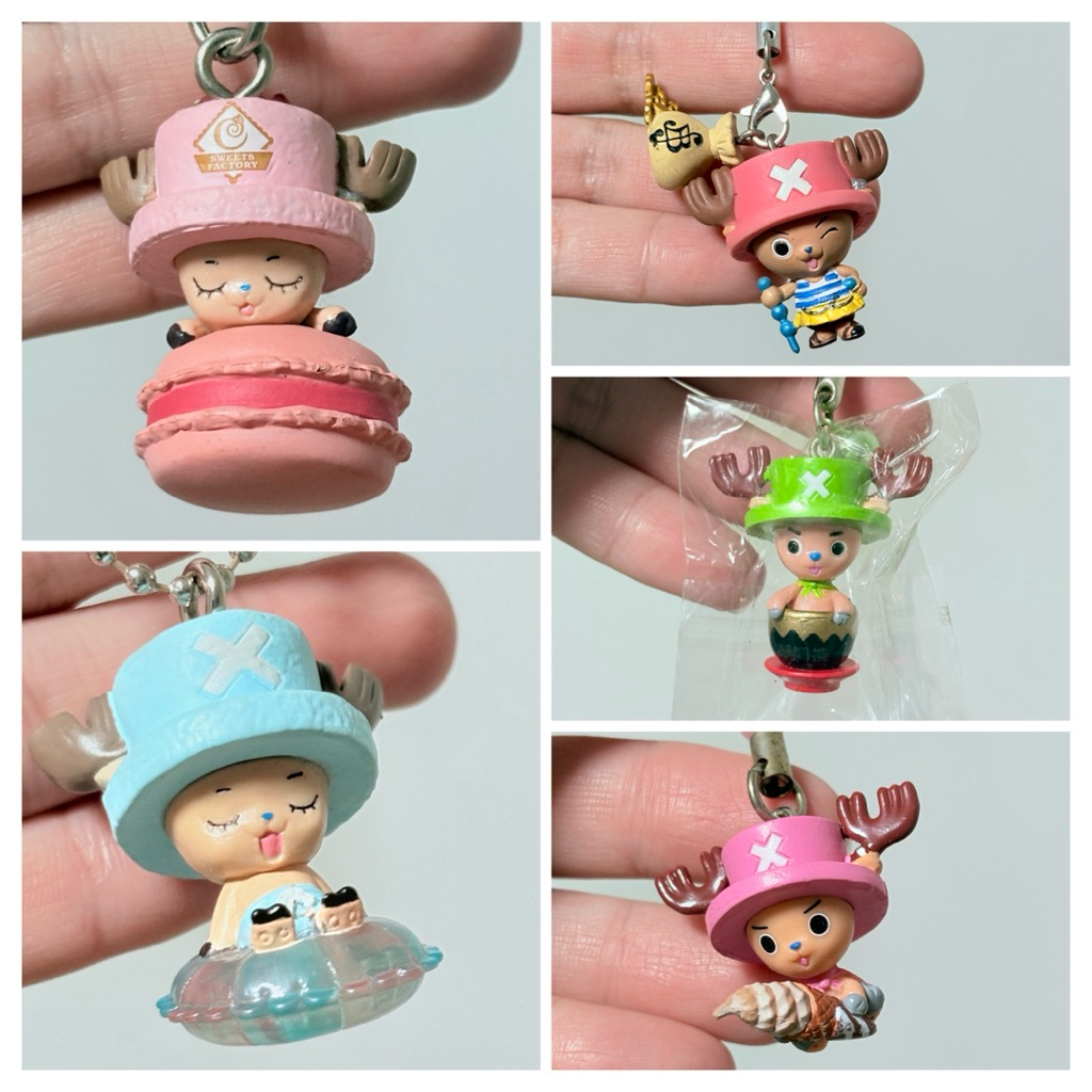 (งานแท้ สินค้ามือสองจากญี่ปุ่น) โมเดล งานมงคล อนิเมะ วันพีช ช้อปเปอ one piece งานขนม ถือขนม  มัทฉะ ถ