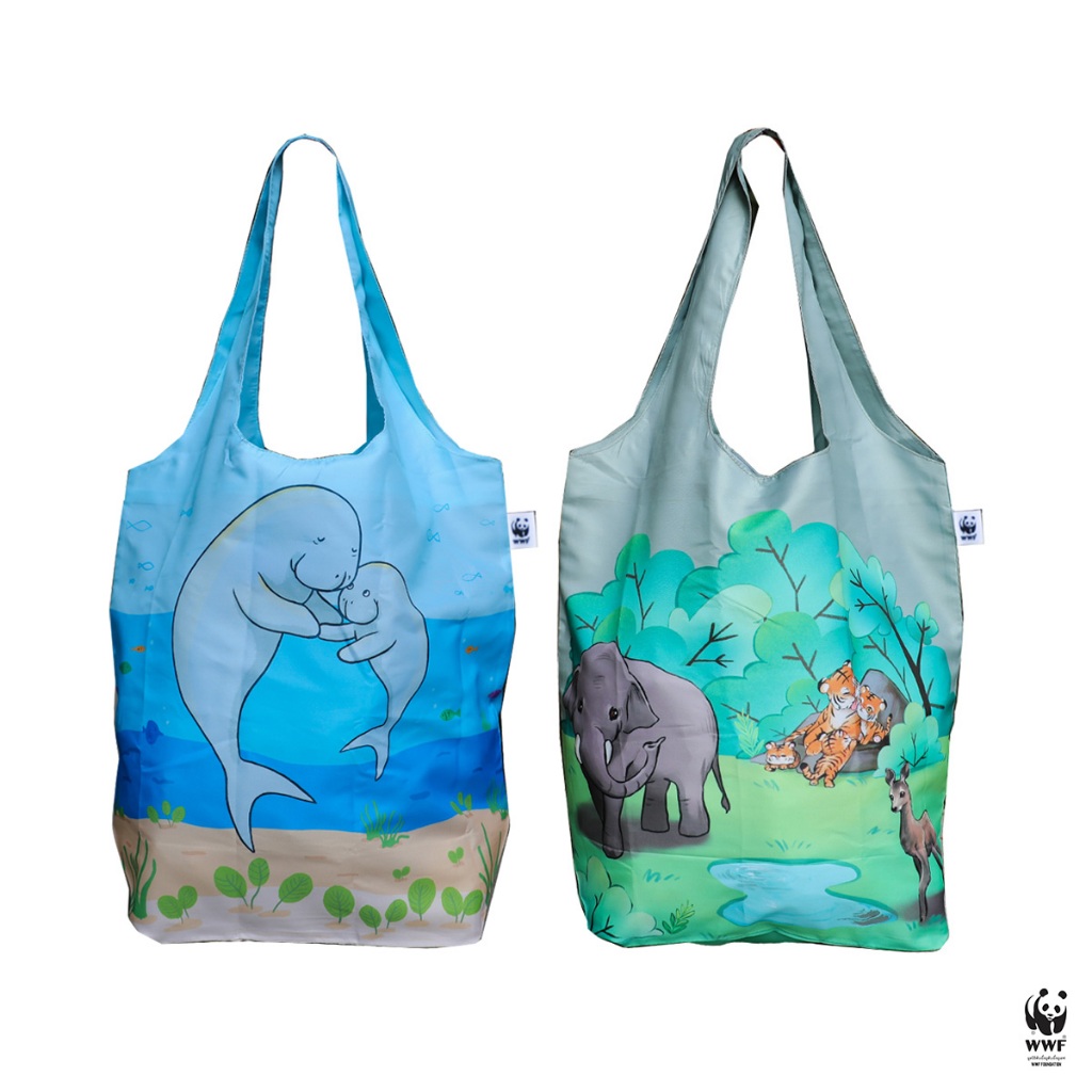 กระเป๋าพับคอลเลกชั่น 4 ผู้พิทักษ์ธรรมชาติ