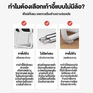 ET เก้าอี้สำนักงาน เก้าอี้ขาเหล็ก เก้าอี้ห้องประชุม นั่งสบาย ไม่อึดอัด ผ้าตาข่ายระบายอากาศ