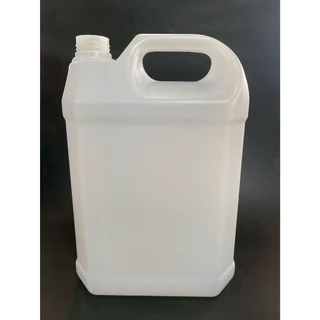 แกลลอน 4.5 ลิตร ทรงเหลี่ยม (สีขาวขุ่น) (กxยxส : 12.5 x 19 x 28 cm) (Food Grade)