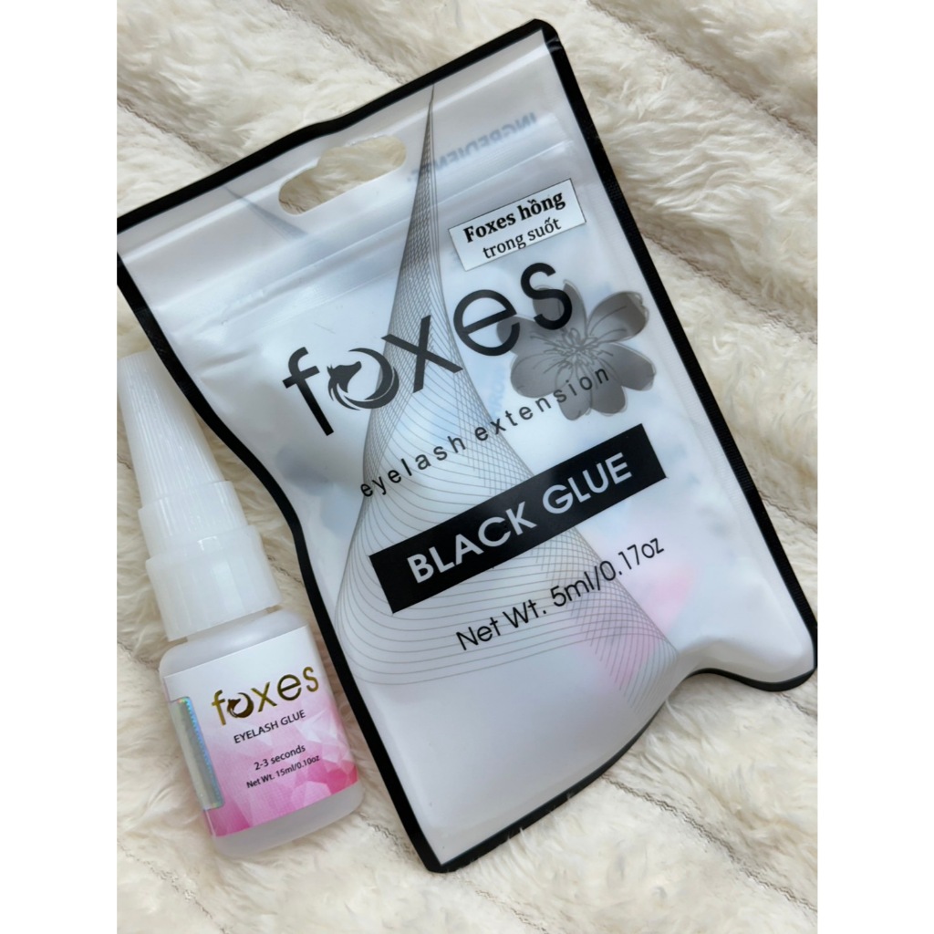 [พร้อมส่ง]กาวต่อขนตาFoxes(เหมาะสำหรับงานจีน,เวียดนาม)งานวันแฮนด์