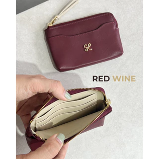 (medium size)CHNiiNiN - Daily zip around wallet กระเป๋าสตางค์หนังวัวแท้ทั้งใบ สีtwo tone หนังวัวแท้ทั้งด้านในและด้านนอก