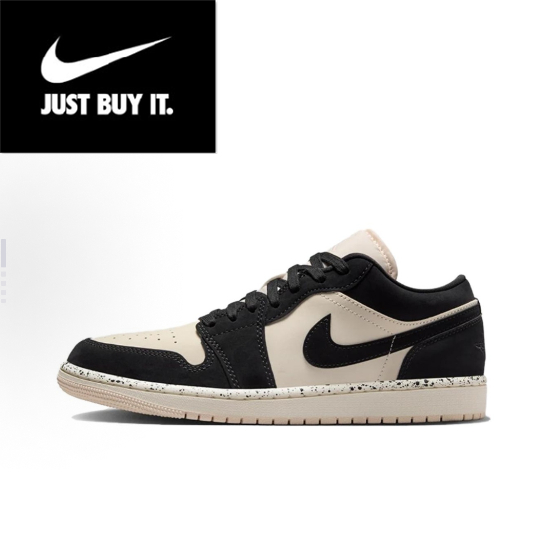 ของแท้ 100 %  Jordan Air Jordan 1 Guava Ice Low cut Milk Tea Powder