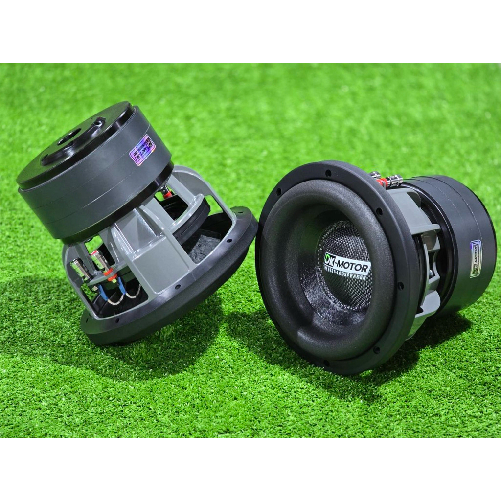 ดอกซับ8นิ้ว DK MOTOR 8” 156/20/3 v.60mm  4+4ohm (โครงเทา) ดอกเบส ดอกซับ วูฟเฟอร์ ลำโพงซับรถยนต์ subw