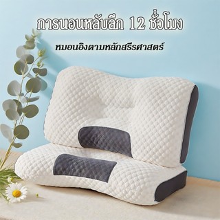 หมอน หมอนสุขภาพ บรรเทาอาการปวดคอ ป้องกันไรฝุ่น หมอนรองคอ การยศาสตร์ Pillow