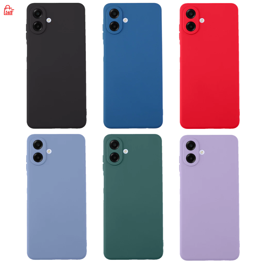 เคส สำหรับ Samsung Galaxy A07 LTE 4G เคสซิลิโคนนิ่ม สีพื้น กันกล้อง TPU บาง