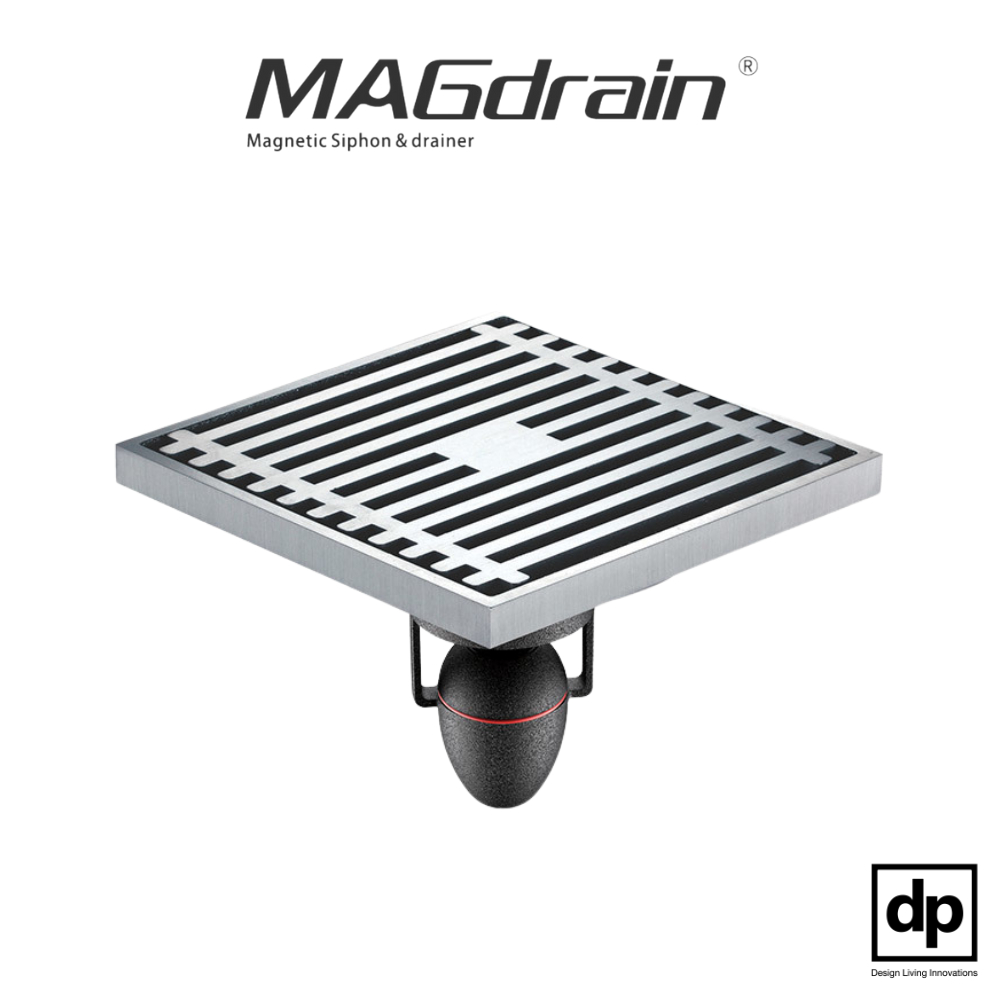 MAGDrain - ตะแกรงป้องกันกลิ่นและแมลง 100% รุ่น F01Q50-G