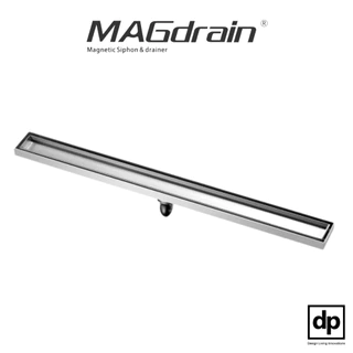 MAGDrain - ตะแกรงรางยาวท่อระบายน้ำป้องกันกลิ่นและแมลง 100% รุ่น JX-Q50T-B ของแท้
